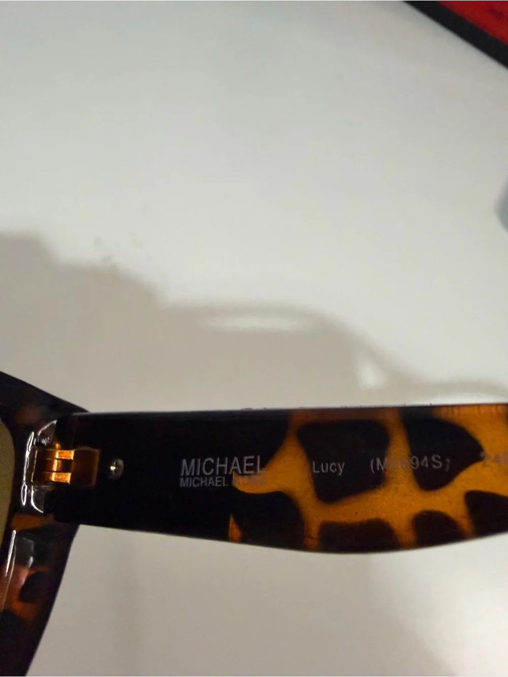 Michael Kors Lucy Sunglasses M2894S 240 Tortoise Shell Gold MK Logo 57-16-135⁠
